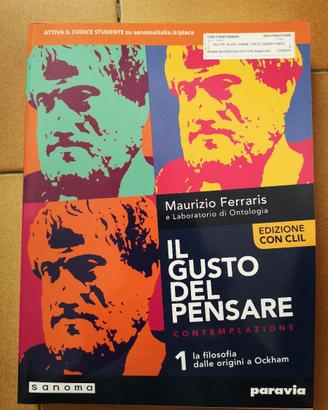 Il gusto del pensare 1 + CLIL (ISBN in descr.)