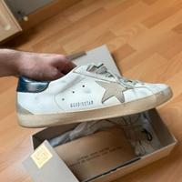 Golden Goose Superstar 42 Bianche Stella Grigia