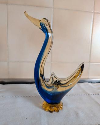 Cigno in Vetro Artistico Sommerso – Stile Murano