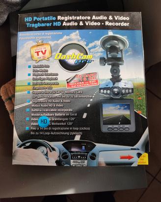 Dashcam - Audio Video HD 120° con SD inclusa