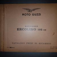 Catalogo pezzi di ricambio guzzi ercolino 1961