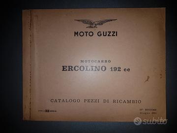 Catalogo pezzi di ricambio guzzi ercolino 1961