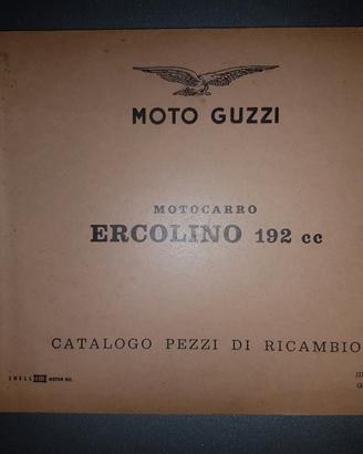 Catalogo pezzi di ricambio guzzi ercolino 1961