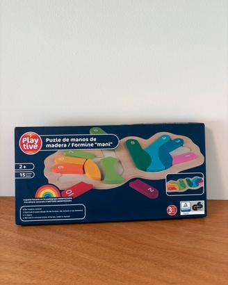 Puzzle formine mani (metodo Montessori)
