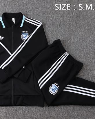 Tuta Argentina nera adidas XL-XXL