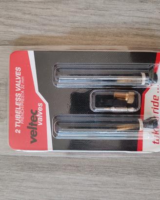 Coppia valvole presta tubeless per MTB