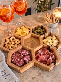 Vassoio / centrotavola Aperitivo Nido d'Ape 
