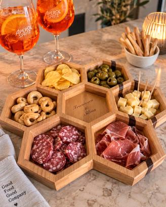Vassoio / centrotavola Aperitivo Nido d'Ape 