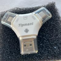 Lettore Tipman microSD 3 in 1 USB-C iPhone Android