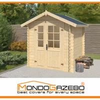Casa legno Mod. TOPAZIO 210x210 28mm blockhouse