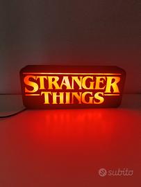 lampada lightbox Stranger Things
