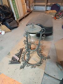 lampada da gazebo ferro battuto 