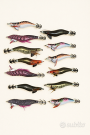 13 esche artificiali EGI YAMASHITA, originali