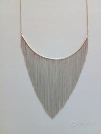 Demi parure collana +orecchini in arg.925 vintage 