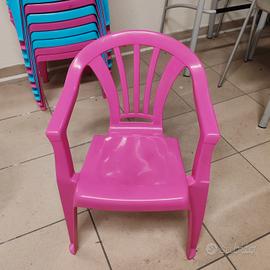 sedie in plastica  per bambini