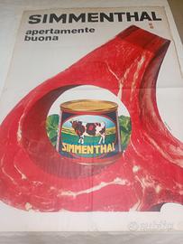 Manifesto pubblicitario vintage