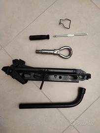 Kit cric auto Opel originale con gancio traino