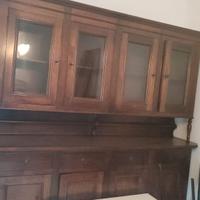 cristalliera napoletana in stile arte povera 