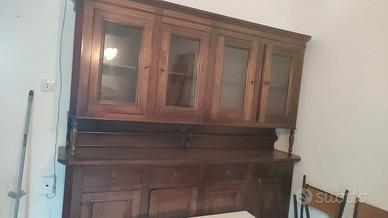 cristalliera napoletana in stile arte povera 