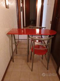 Set tavolo e sedie salva spazio cucina/scrivania 