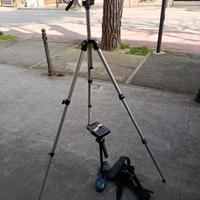 cavalletto Manfrotto e flycam