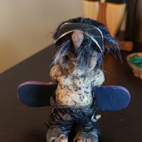 Troll norvegese snowboard
