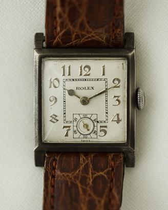 rolex anni 40 argento