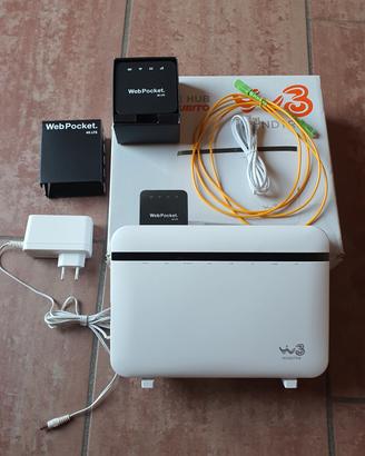 Modem ZTE H389X Wind + WebPocket 4G LTE Come Nuovi