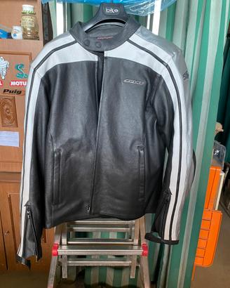 Giacca moto in pelle spyke