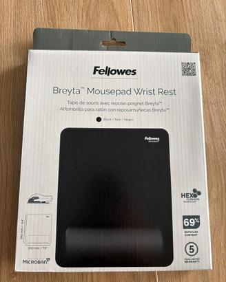 Fellowes - Mousepad Poggia Polso Rest