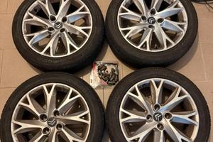 Gomme estive + cerchi in lega 17 citroen/peugeot