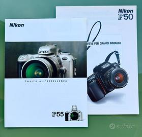 NIKON - depliant Reflex anni 90 - Collez. completa