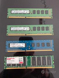 Memorie RAM per pc computer fisso desktop
