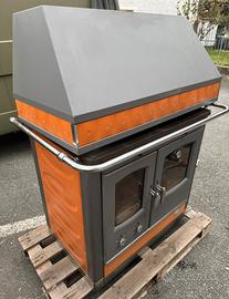 ANSELMO COLA stufa cucina a legna potenza 13 kW