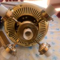 Lampadario con ventilatore 5 pale