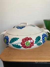 Zuppiera Richard Ginori Mondovi decoro anemoni