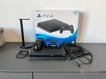 playstation 4 slim 500gb+controller+scatola+giochi