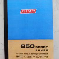 catalogo parti di ricambio FIAT 850  sport coupè