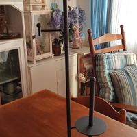 Piantana ferro battuto antichizzato. Mai usata