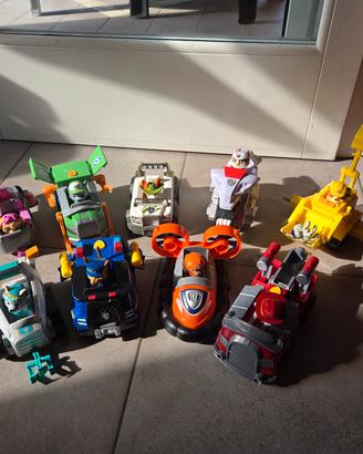 Lotto 9 PAW Patrol - Mix Modelli Deluxe & Classici