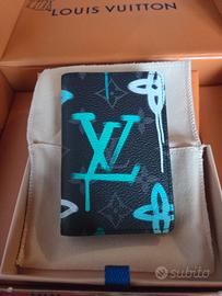 Porta carte Louis Vuitton graffiti originale