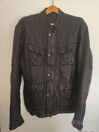 Giacca Pelle DMD Solo Rider Brown Café Racer - XL