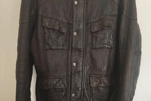 Giacca Pelle DMD Solo Rider Brown Café Racer - XL