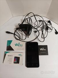 SMARTPHONE WIKO Sunset 2 Nero Completo di Accessor