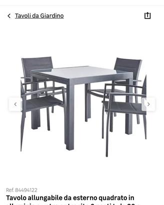 Tavolo da esterno
