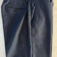 Pantalone Zanella in flanella blu