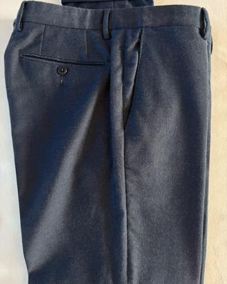 Pantalone Zanella in flanella blu