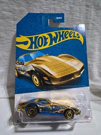 Hot Wheels 58th Anniv. Blue & Gold Corvette Chase