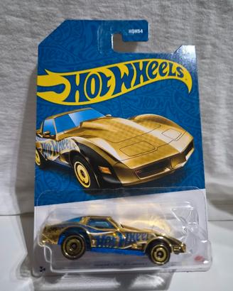 Hot Wheels 58th Anniv. Blue & Gold Corvette Chase