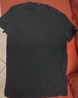 T-shirt nera Dsquared2 originale Taglia S